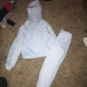 Victoria’s Secret PINK velvet outfit